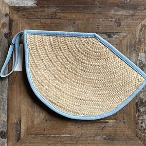 Anthropologie parme marin clutch